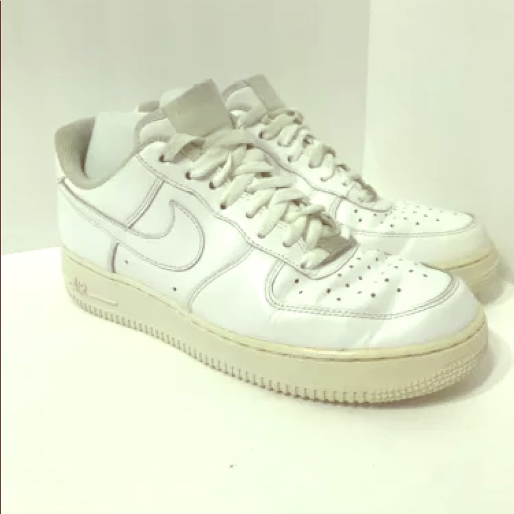 Nike Air Force 1 One Low Top All Triple White 7.5